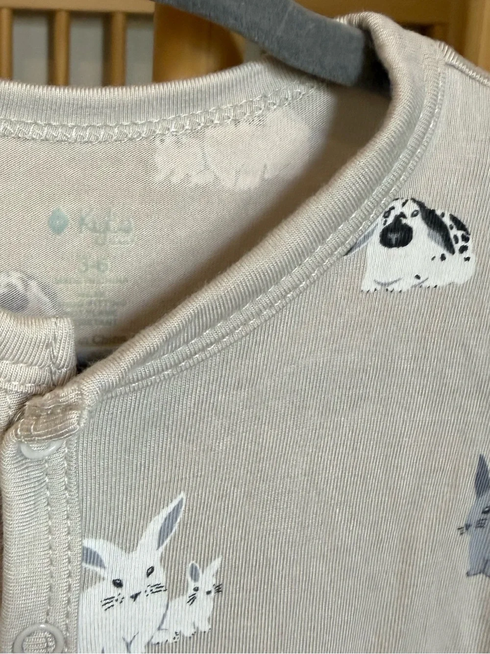 Kyte Baby 3-6M Sleeveless Romper in Bunny (EUC)